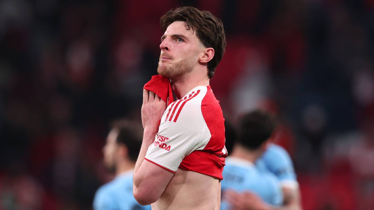 Declan Rice's defiant message after Arsenal Carabao Cup final defeat to ...