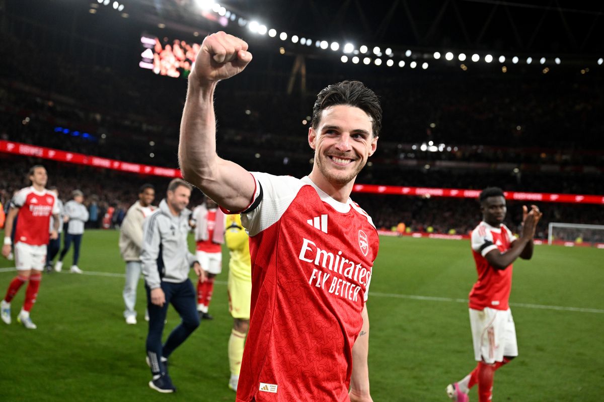 Declan Rice and Mikel Arteta break silence as Arsenal celebrates ...