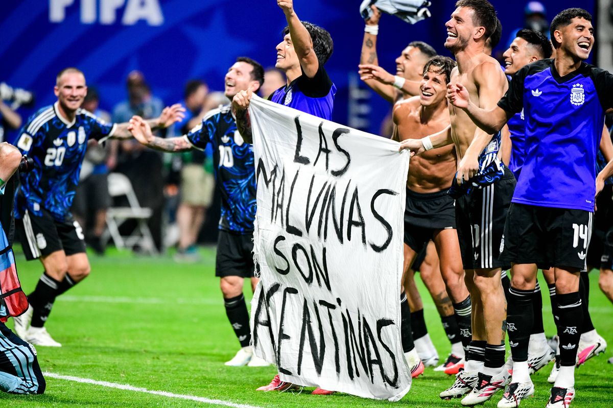 FIFA Launches Investigation Into Argentina s Falklands Banner After fifa-launches-investigation-into-argentina-s-falklands-banner-after